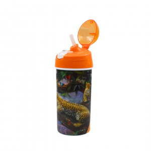 Sticlă apă pentru copii model leopard 500ml - Img 4