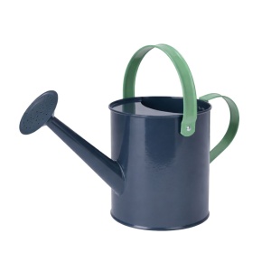 Stropitoare de mână pentru grădină, din metal, design modern pentru copii, culoare gri cu verde, 13 cm