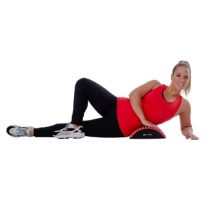 Suport abdomene și stretching lombar Pure 2 Improve – Ab Board cu suprafață spike, 30 x 28 x 9,5 cm