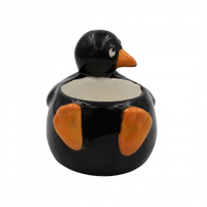 Suport ou din ceramică pinguin negru - Img 2