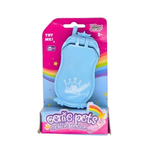 Telefon mobil, de jucărie, cu sunete, pentru copii, culoarea albastru, Genie Pets
