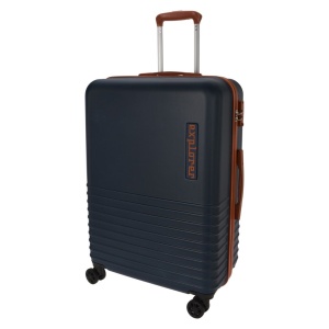 Troler ProWorld Explorer cu roți 360°, 50 litri, bleumarin