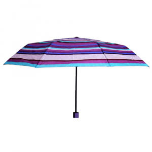 Umbrelă Mini Manuală Perletti – Dots & Stripes, Compactă și Ușoară, 4 Modele, Ideală pentru Geantă