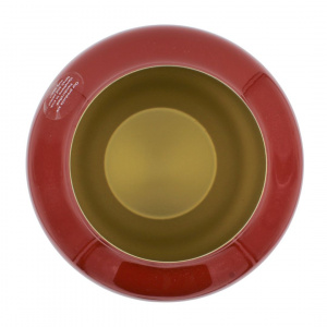 Vază decorativă ovală, metalică, Pip Studio, 30cm, Red