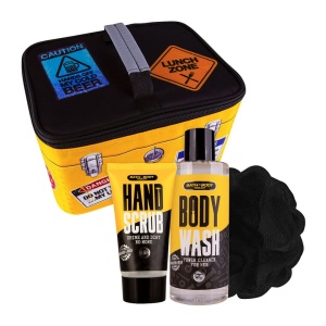 Set de baie cadou, pentru bărbați, BATH + BODY TOOLKIT în geantă termoizolantă