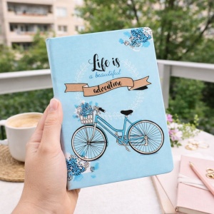 Agendă cadou pentru femei Nekupto – „Life is a Beautiful Adventure” 18.5 x 13.5 cm – 80 file