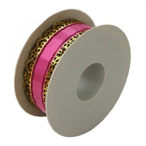 Bandă Decorativă Cake Dress, 40mm, Pizzo Dore Ciclam, 20 m