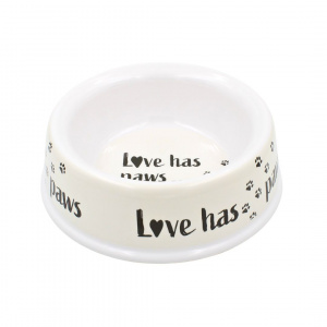 Bol melamină pentru câini 1,5L Love has paws