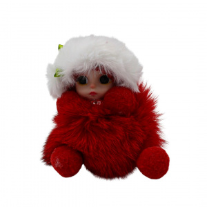 Breloc puf ciclam model bebeluș