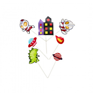 Cake Topper tort Out of Space - Img 1