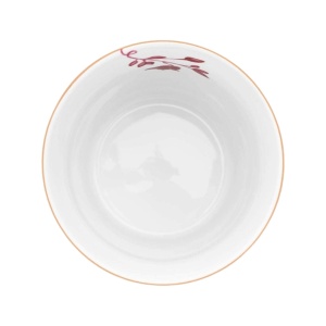 Cană din porțelan, cu capac multifuncțional, Pip Studio, 230 ml, Dark Pink, colecția Royal Stripes