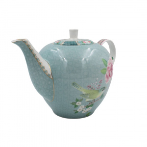 Ceainic din porțelan, Pip Studio, Bleu, 1.6l, colecția Blushing Birds - Img 2