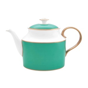 Ceainic din porțelan, Pip Studio, Gold-Green, 1.8l, colecție Pip Chique
