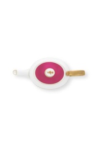 Ceainic din porțelan, Pip Studio, Gold-Pink, 1.8l, colecția Pip Chique