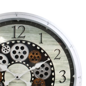 Ceas de perete, movement, 48 cm, alb