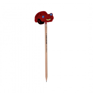 Creion figurină Mașinuță roșu 22 cm