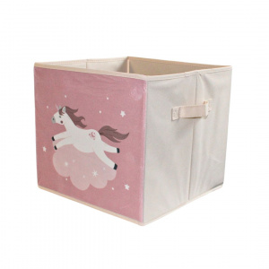 Cutie depozitare unicorn roz 30×30 cm