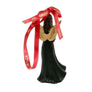 Decorațiune Regatul de Crăciun, Royal, model îngeraș rugându-se, verde, 10 cm