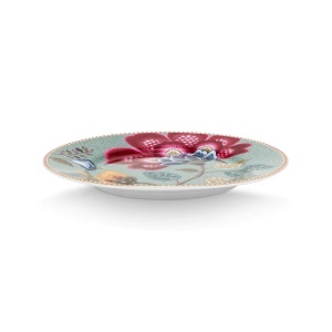 Farfurie din porțelan, Pip Studio, Blue, 17 cm, colecția Blooming Tales