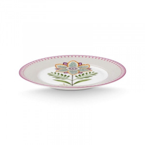 Farfurie din porțelan, Pip Studio, White, 21cm, colecția Lily&Lotus