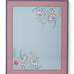 Față de masă, bumbac, colecția Flower Festival Blue, Pip Studio