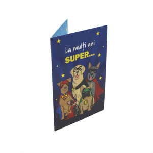 Felicitare cu mesaj haios Super birthday