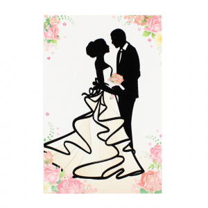 Felicitare Gold Marriage Ceremony