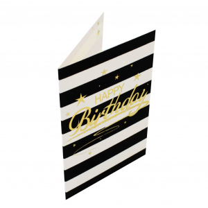Felicitare Gold Stripe HB