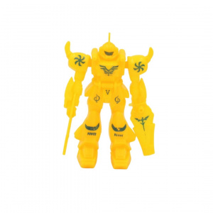 Figurină roboțel de jucărie galben - Img 1