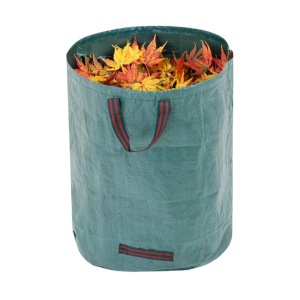 Coș grădină pliabil 100L Jumi, pentru frunze și iarbă, cu mânere rezistente, impermeabil și reutilizabil, verde 60x47x47 cm