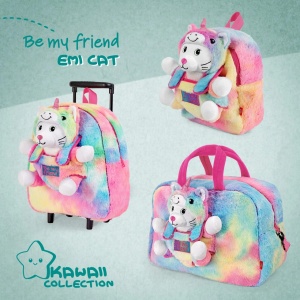Ghiozdan grădiniță, Perletti, model Unicornul Emi, 32 cm, colecția Perletti Toys