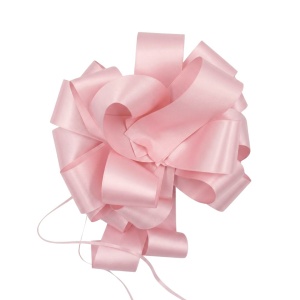 Gift bow, self-forming, giant, 35cm, pink