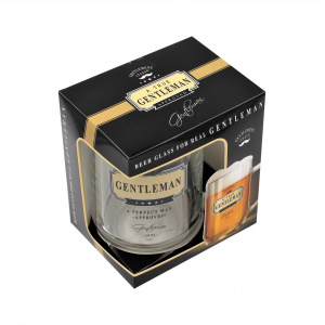 Halbă de Bere "A perfect man - Approved!", 500 ml - Ambalată în Cutie Cadou
