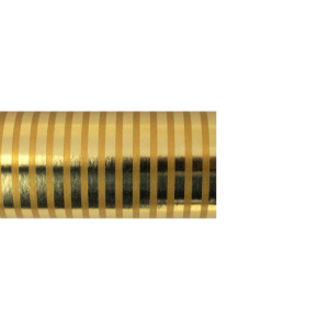 Hartie ambalat cadouri Metalizata Golden Stripes - Img 3