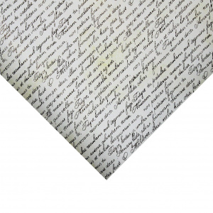 Hârtie pentru ambalat cadouri Retro, text, 200x70 cm