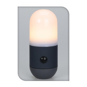 Lampă camping cu 3 intensităti de lumină, 8 x LED, Redcliffs, culoare antracit