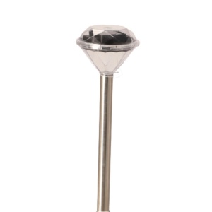 Lampă solară cu led 1.2V, de exterior, Jumi, model Diamond, din oțel inoxidabil
