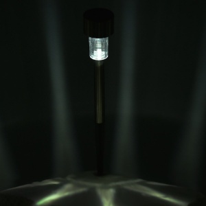 Lampă solară LED Jumi, inox, 30,5 cm, lumină alb cald, putere 0,06W, tensiune 1,2V