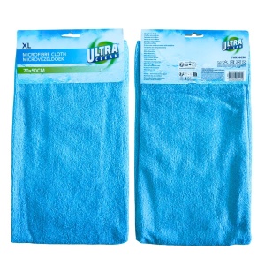 Lavetă din microfibră albastru, Ultra Clean XL 70x50 cm, curățare eficientă