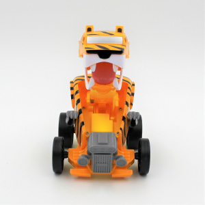 Mașinuță convertibilă, tip robot Tiger, Deluxbase, culoarea galben