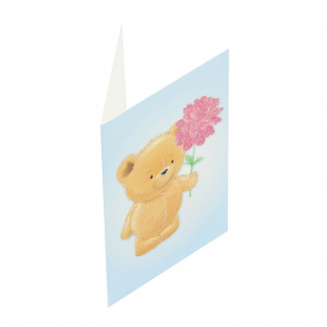 Mini felicitare Cute Teddy