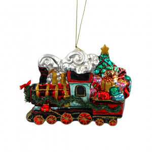 Ornament de Crăciun, House of Seasons - Locomotivă Crăciun