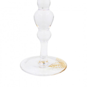 Pahar apă, Pip Studio, Golden Flower, 360ml, colecția Royal White