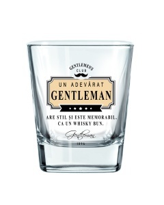 Pahar whisky „Are stil și este memorabil"