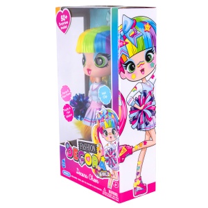 Păpușă Mini Decora Majoreta (Cheer), 28 cm cu Accesorii – Păpușă de Personalizat, Peste 50 Surprize, păr lung, colecția Decora Girlz