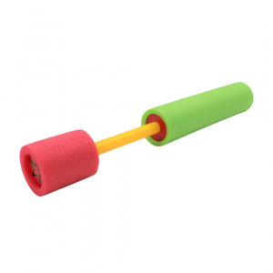 Pistol Apă Copii 26cm – Spumă EVA, Plutitor, Joacă Piscină/Plajă – Verde Roșu