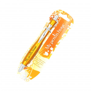 Pix elegant personalizat cu mesaj My pen!is huge