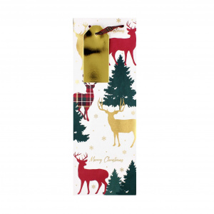 Pungă cadou Crăciun SDE B STAG TARTAN - Img 2