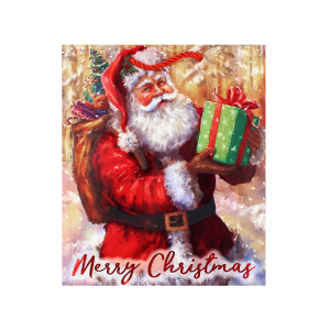 Pungă cadou Crăciun SDE XL TRAD SANTA
