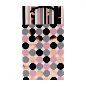 Punga P cadou parfum Dots 19x10.5x9cm